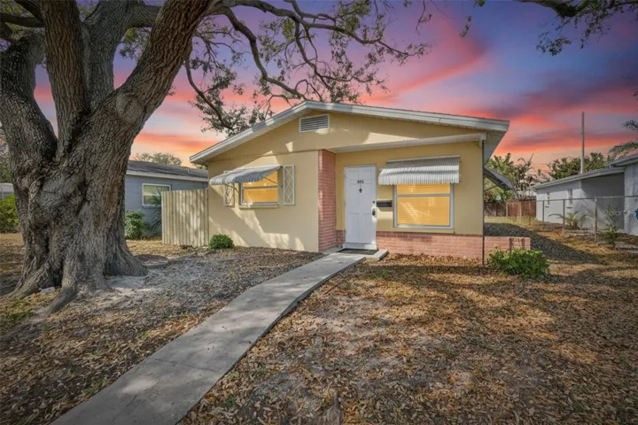 Exterior Front Twilight View