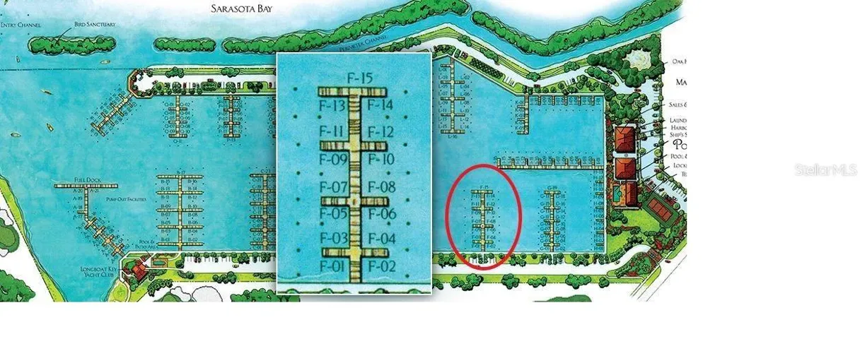Marina site map.