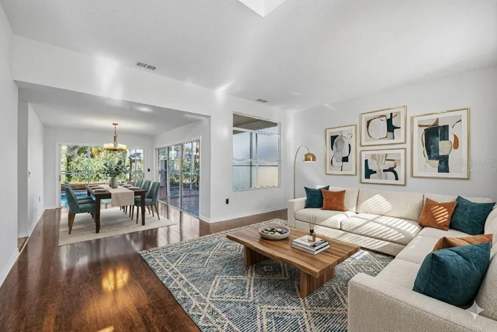 Living and Dining room - Virtually Staged