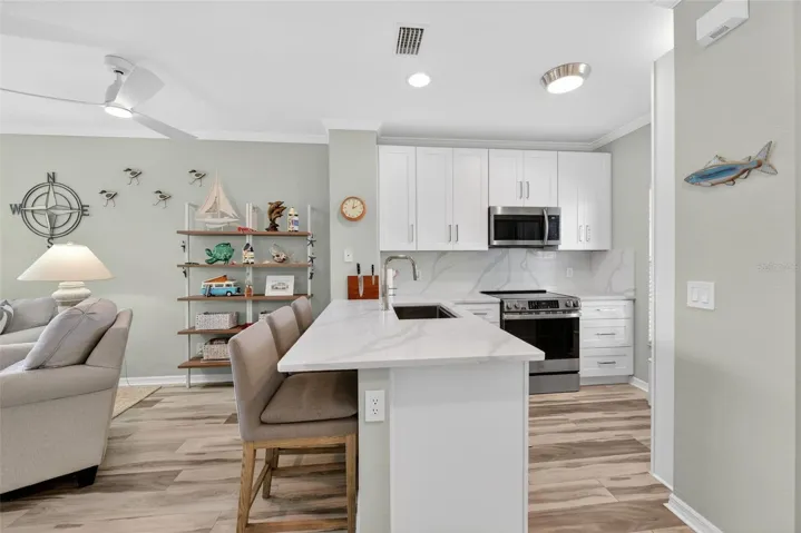 View of kitchen on your right as you enter