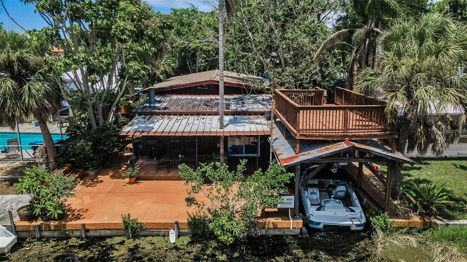 Rear of Home