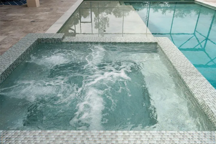 Oversized hot tub