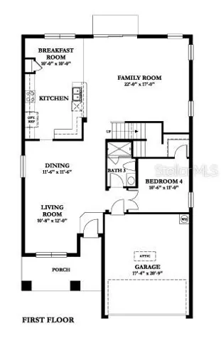 Floor plan (1st floor)