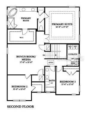 Floor plan (2nd floor)