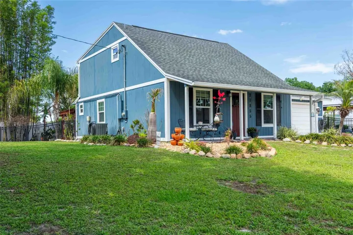 Large front yard