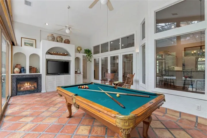 Pool table included