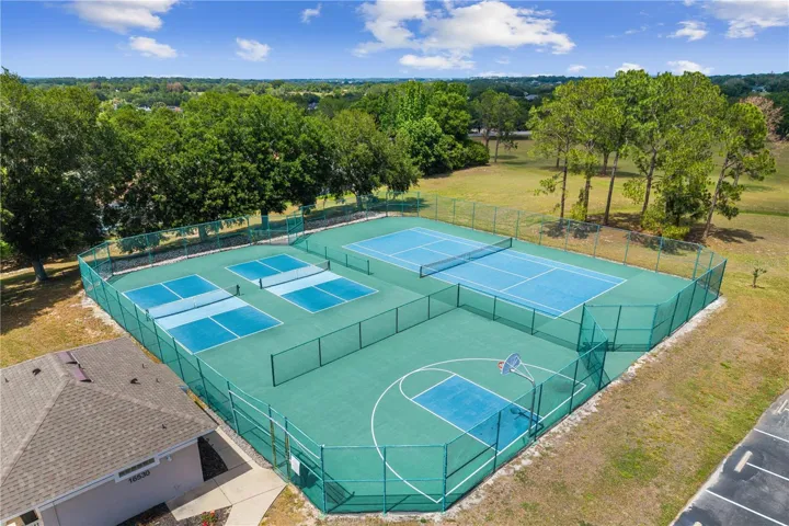 Tennis, Pickleball, Basketball Courts