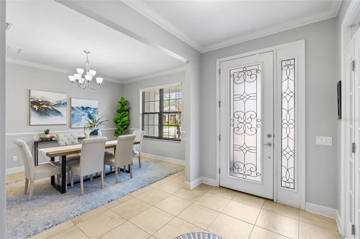 Flex Space Currently Serving as a formal dining room.
