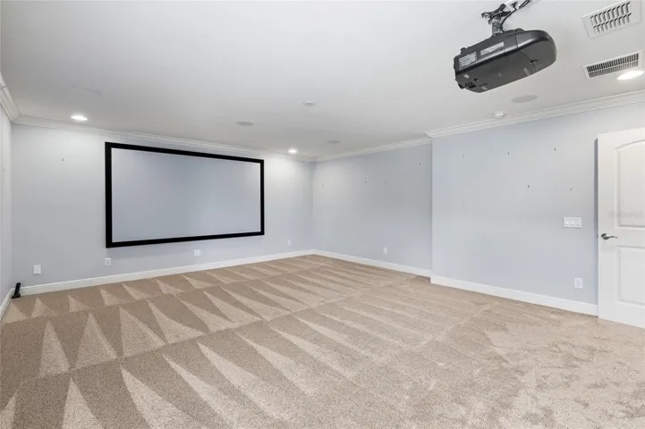 Large Media Room. Could be 5th Bedroom as well. Carpet only 5 years old.