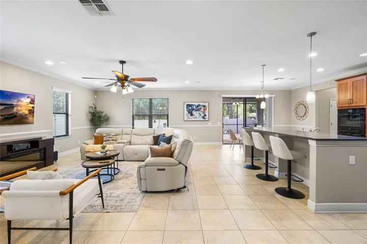 Open Concept Living Space.