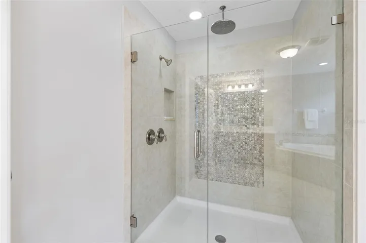 Upgraded Shower In Primary Bathroom
