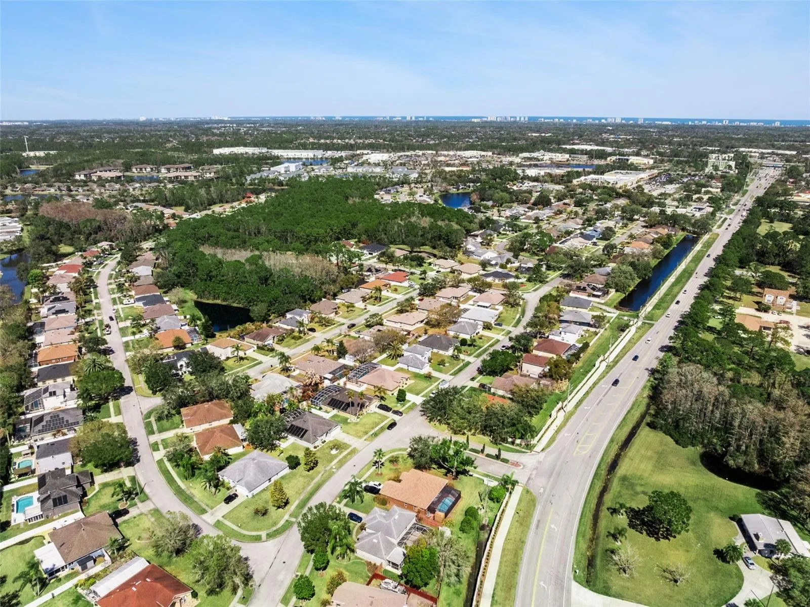 Property Overview with I95 and shopping in Back
