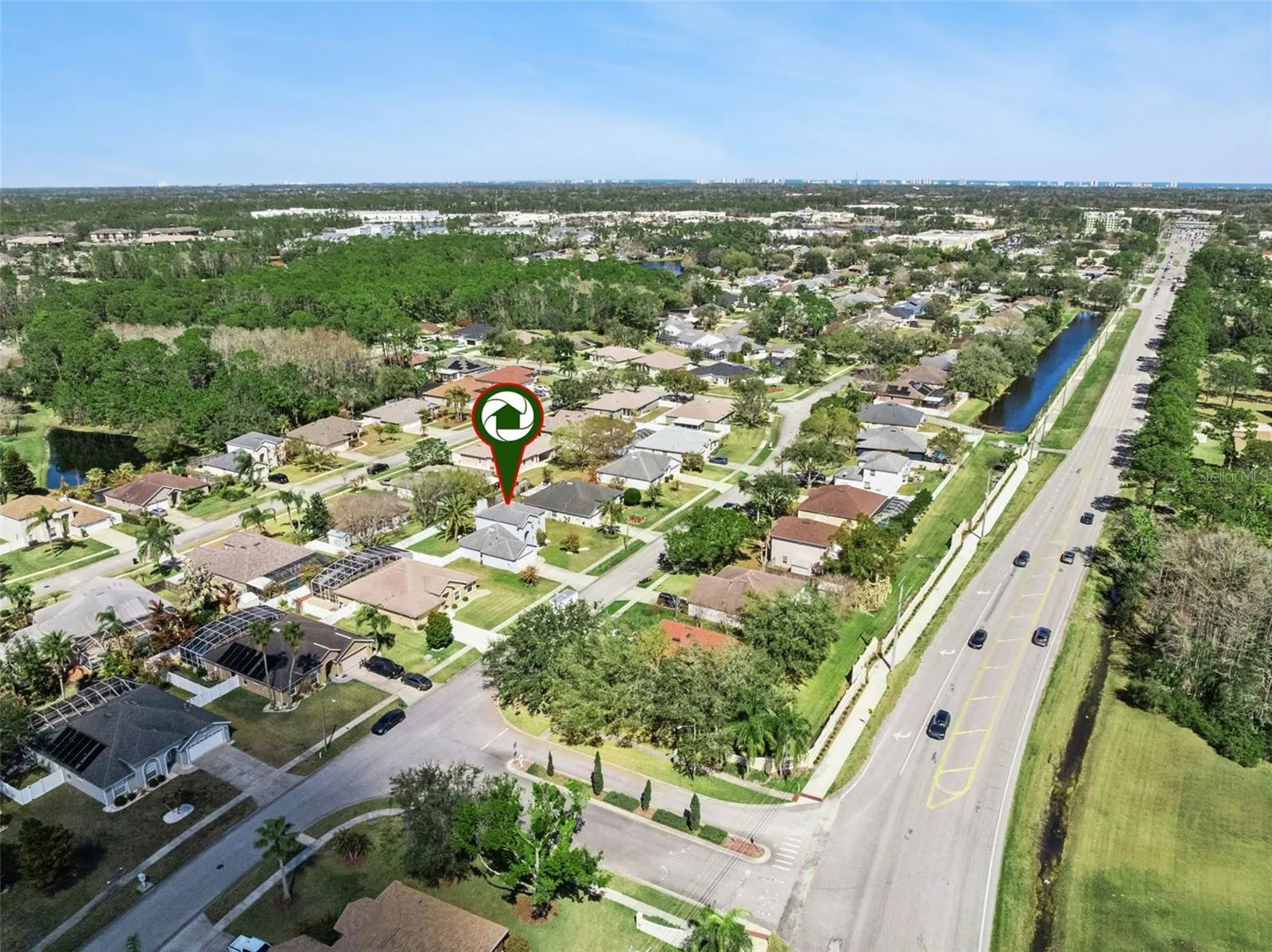 Property Overview with I95 and shopping in Back