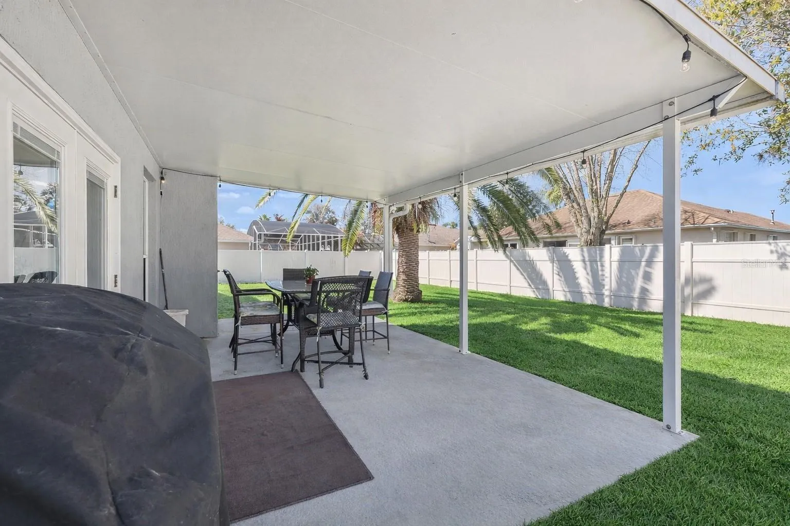 Private Covered Back Patio