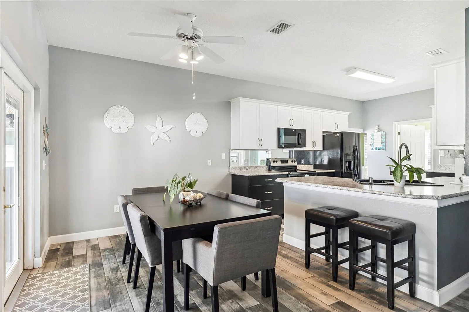 Breakfast Nook and Patio Access doors