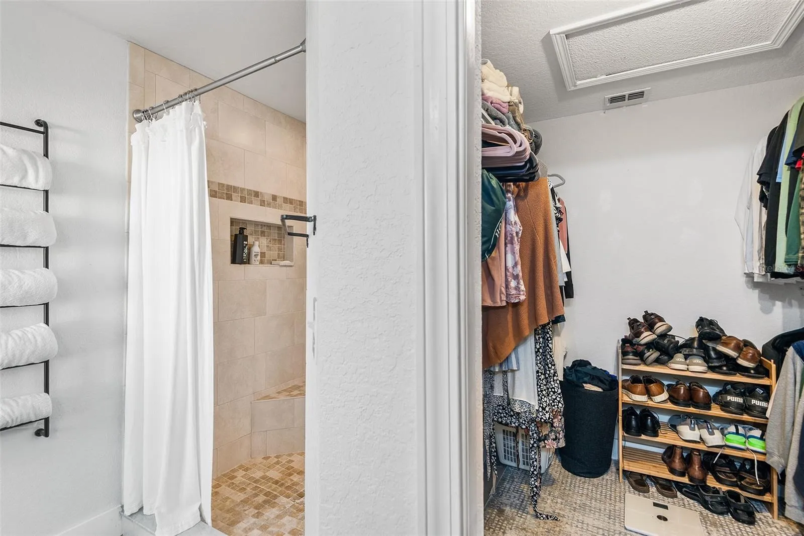 Master Bathroom and closet