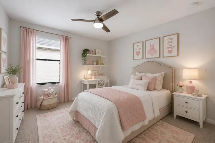 Virtually Staged bedroom