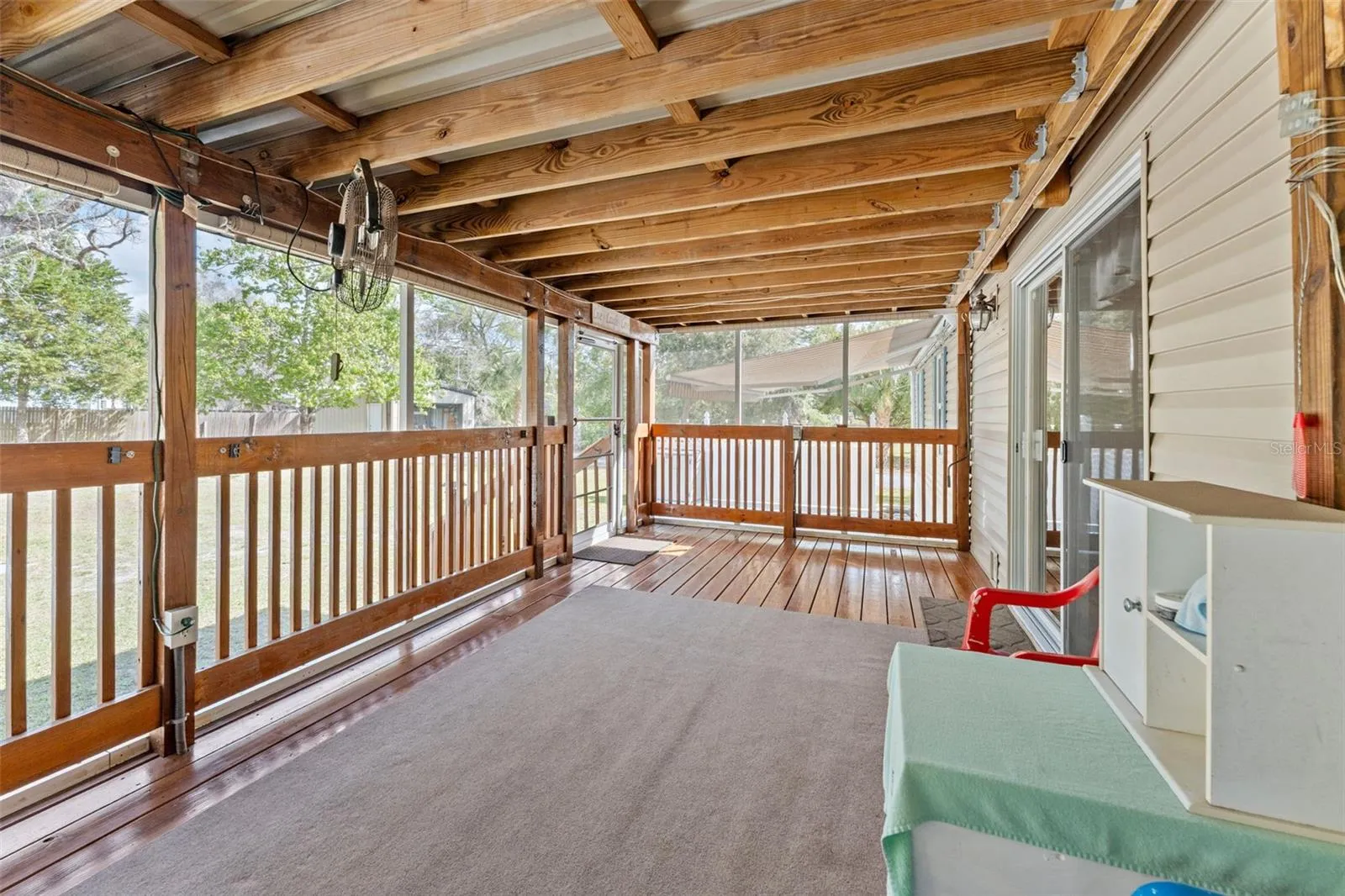 Rear Screened Patio