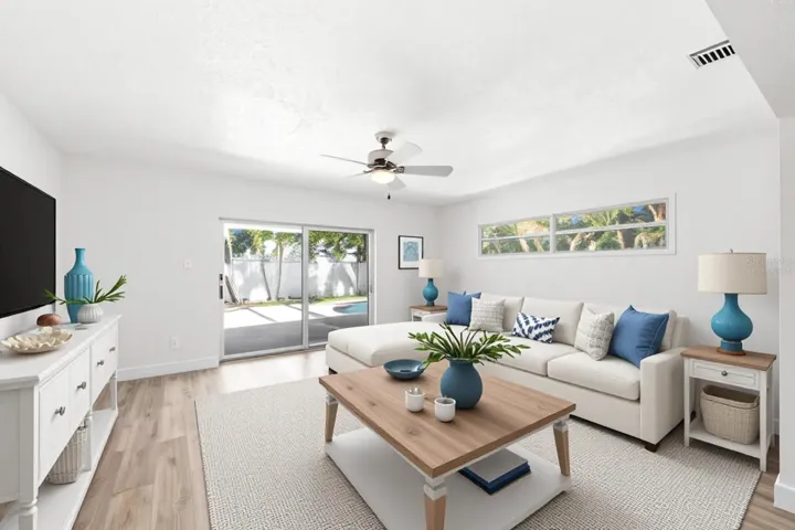 Virtually Staged Living Area