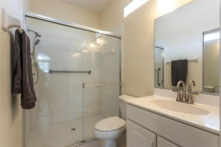 Primary bathroom w walk-in shower