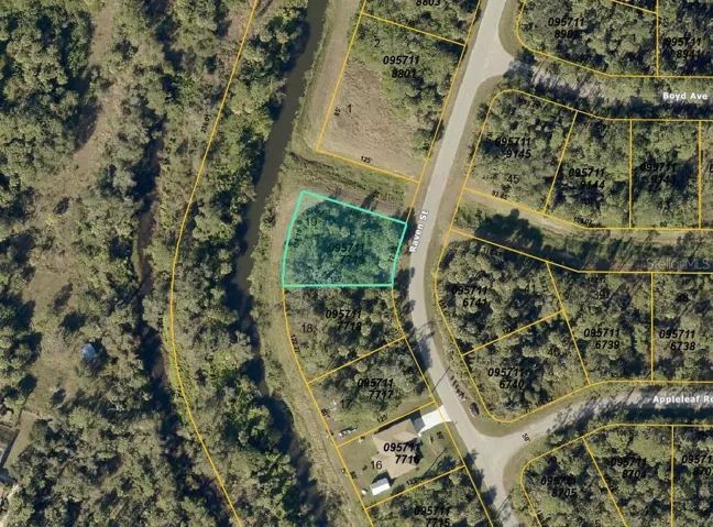County map of lot