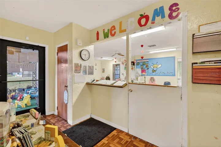 Front door entrance and lobby