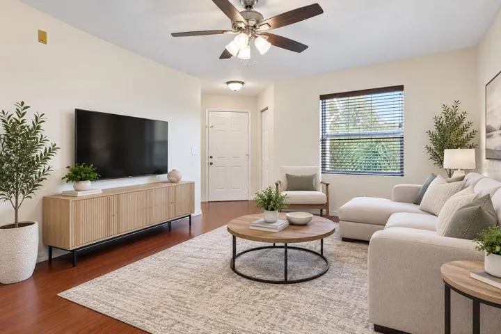 Virtually Staged- Living Room