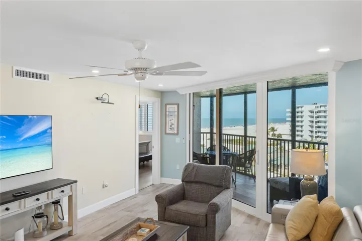 Gulf view from living area