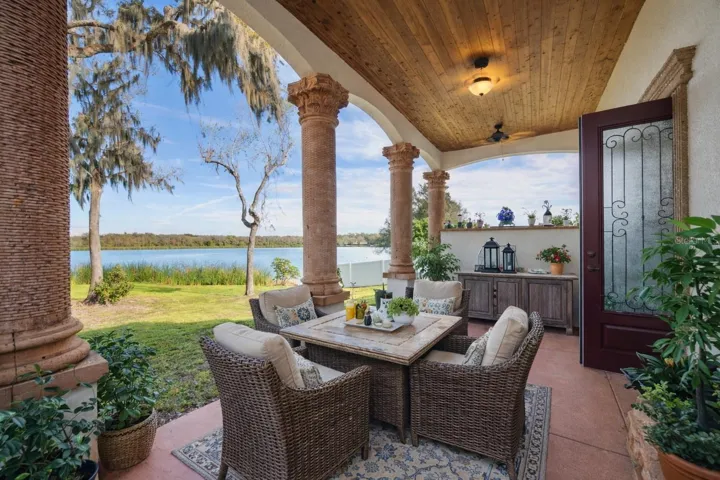 Virtual staging added to demonstrate possible furniture placement.