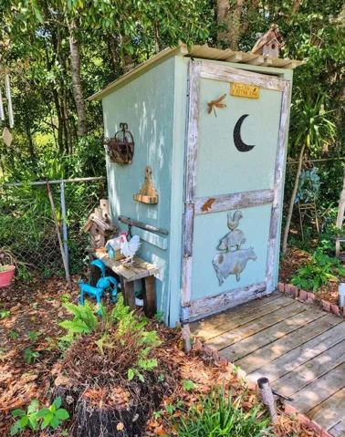 Outhouse by the pool
