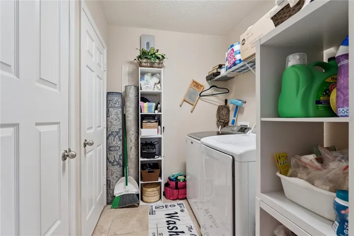Laundry Room & Garage entrance into the house