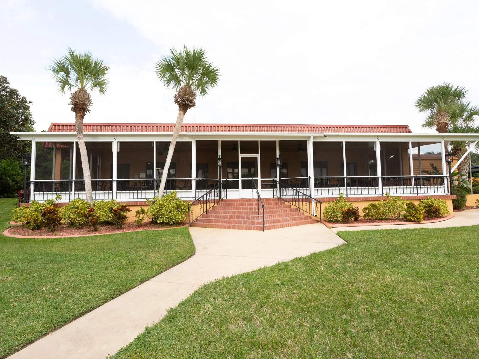 Back of the clubhouse.