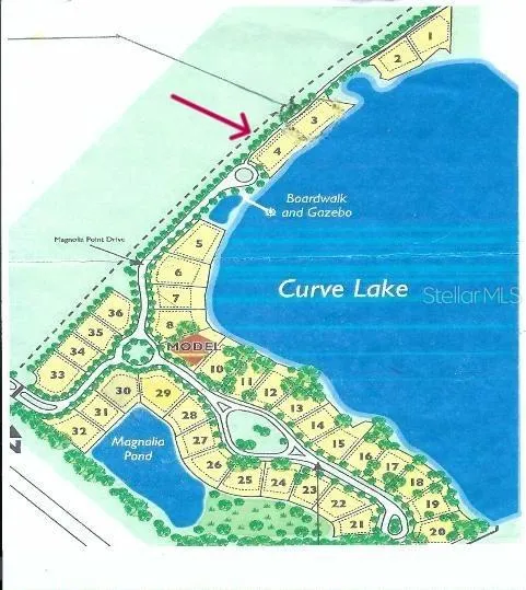 Lot 4 with dock