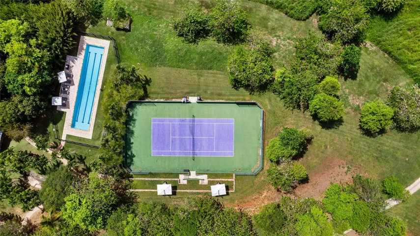 Resort Pool and tennis court