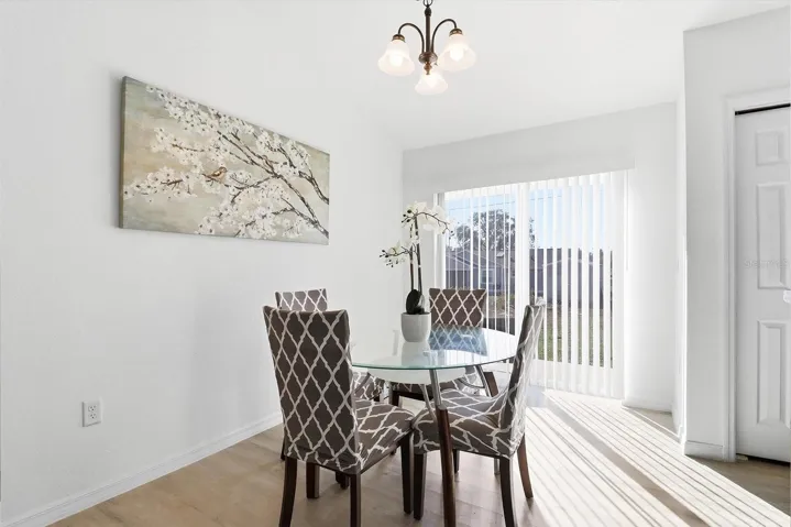 Dinning room area
