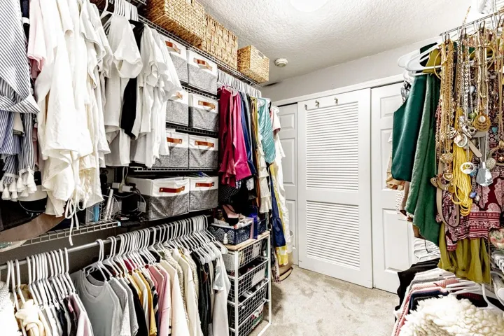 Primary closet