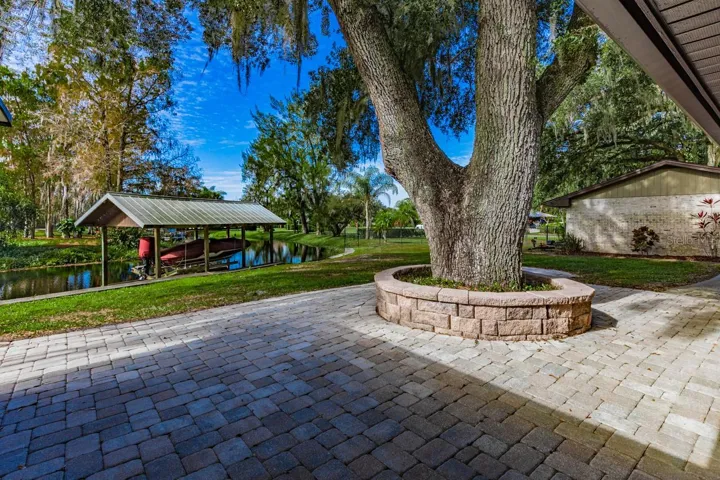 Backyard patio