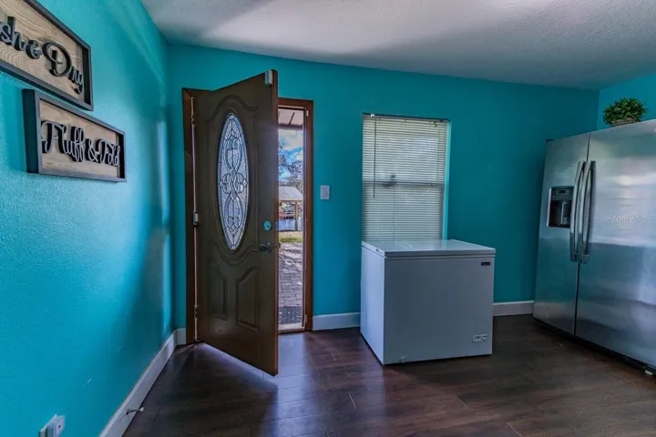 Laundry room access to backyard