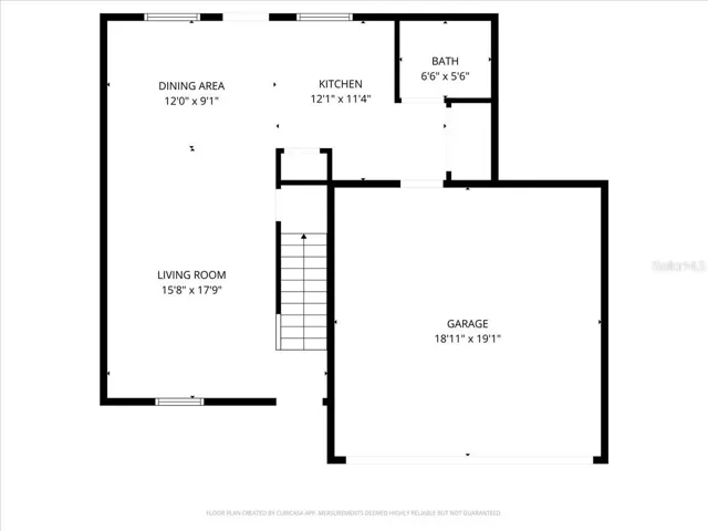 Floor plan of 1st floor of 4275 Jody Ave