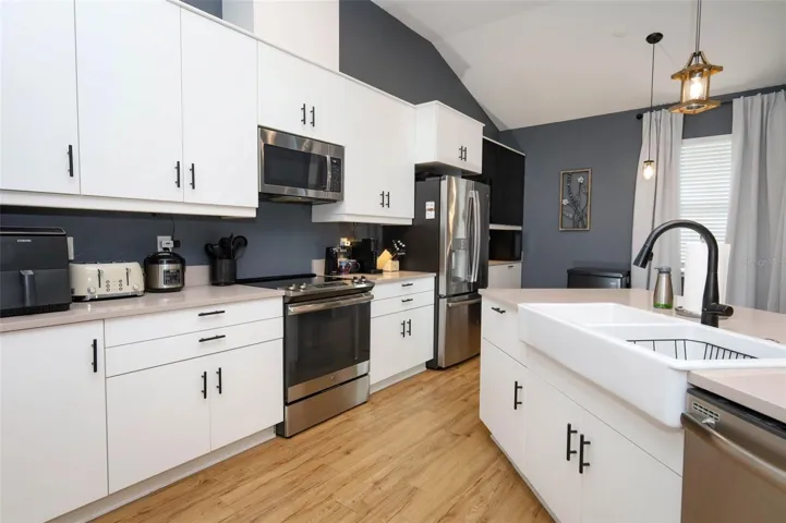 Gorgeous soft-close cabinetry and quartz