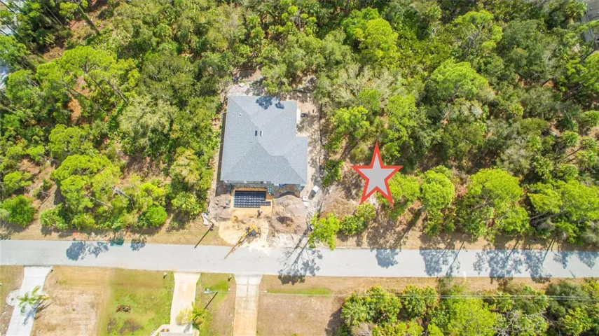 Lot 4 on Dundee Avenue, North Port.  Right next to a new home under construction.  Lot 5 to the right is also available.