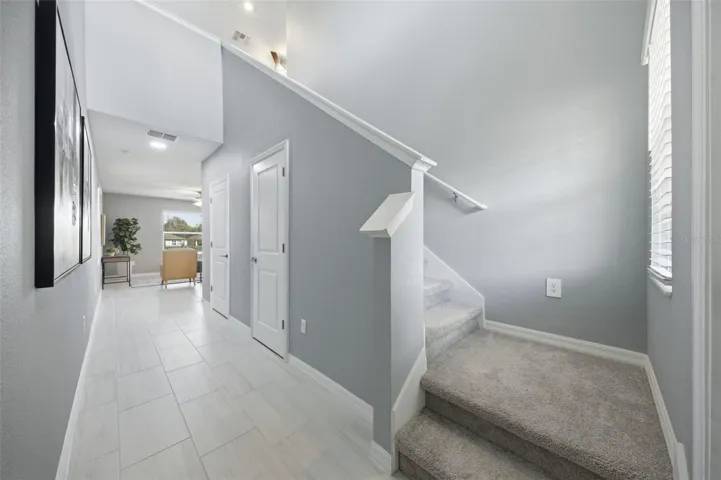 Foyer and staircase landing