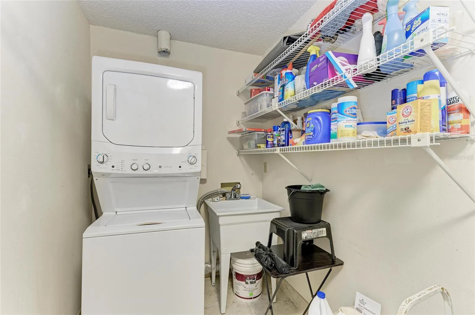 laundry room and storage.