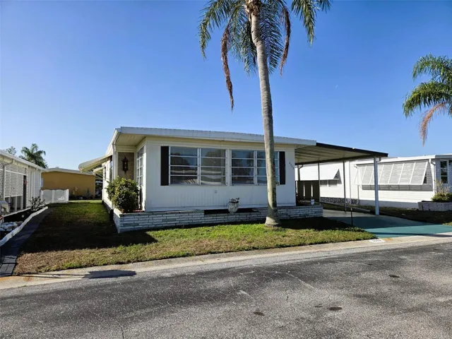 Front elevation home has North exposure