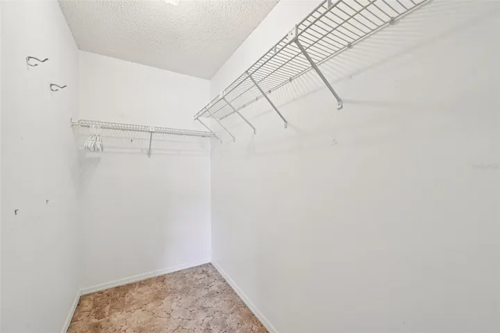Primary walk in closet