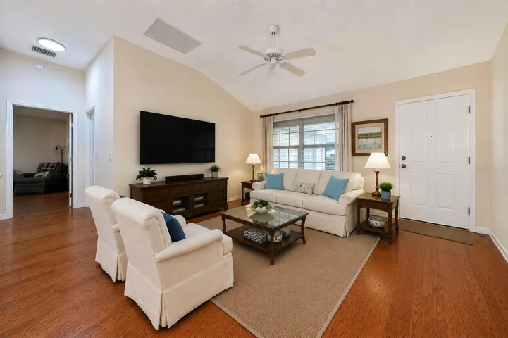 Move the TV to the wall for a different twist!