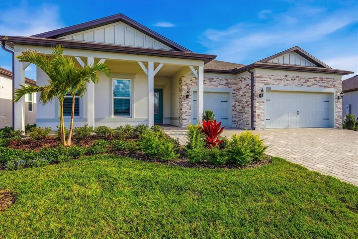 The RENOWN floorplan with Craftsman elevation offers a truly useable front porch. Owners selected the stone work upgrade