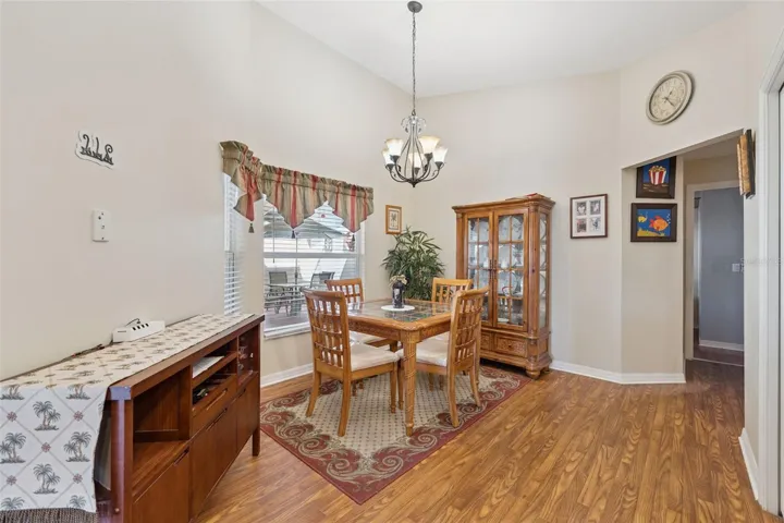 Formal Dining Room features Vaulted Ceilings