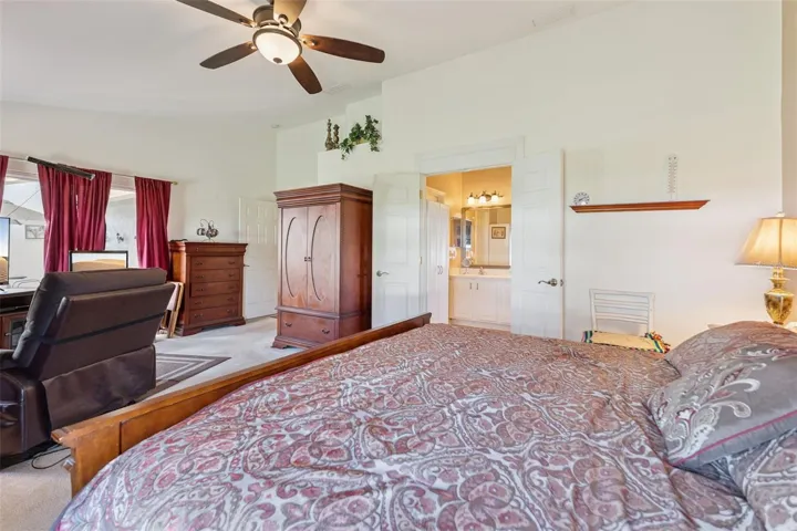 Primary Bedroom offers French Doors into the primary bath