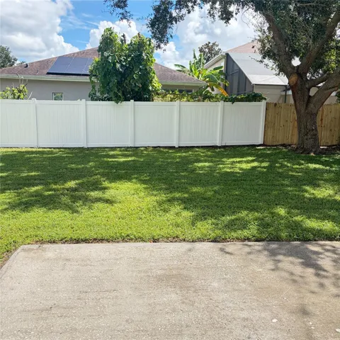 Backyard right side
